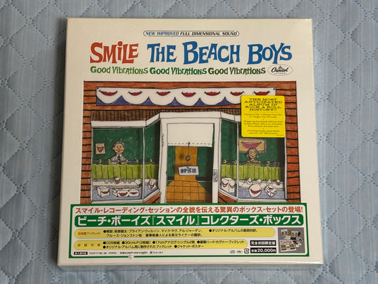 The Beach Boys Smile Sessions Collector's Box Set 2LP+2EP+5CD Japan Edition Factory Sealed w/ OBI Poster