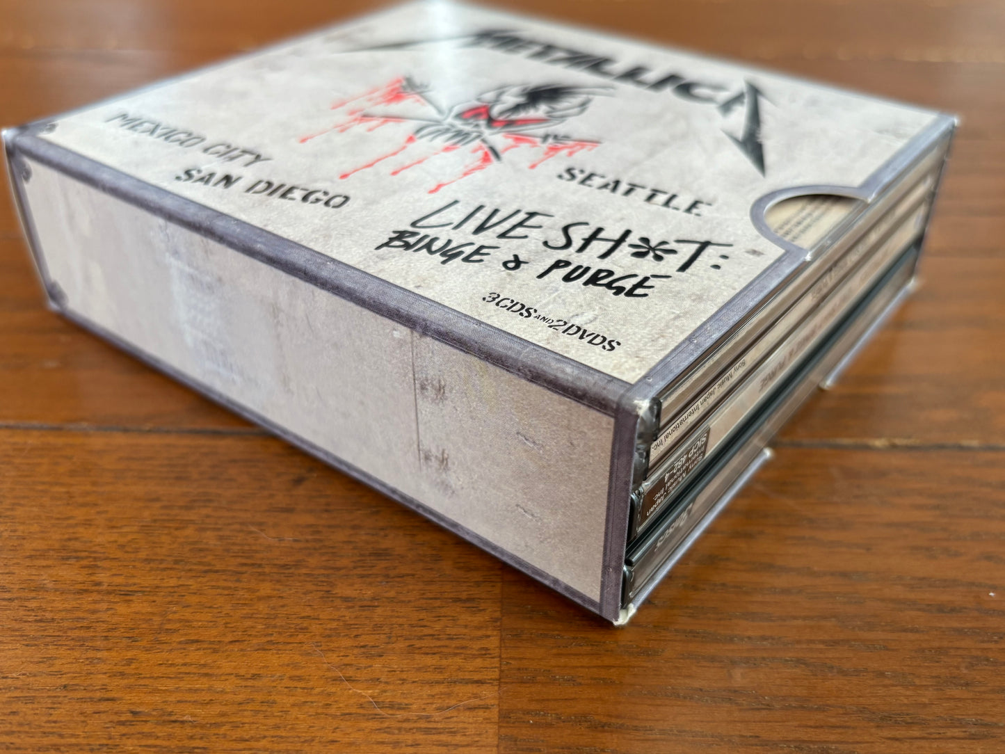 Metallica Live Shit: Binge & Purge 3 CD + 2 DVD Box Set SICP-482/6 Japan Limited Edition w/ Sticker