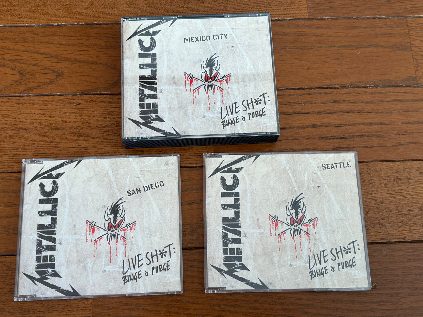 Metallica Live Shit: Binge & Purge 3 CD + 2 DVD Box Set SICP-482/6 Japan Limited Edition w/ Sticker