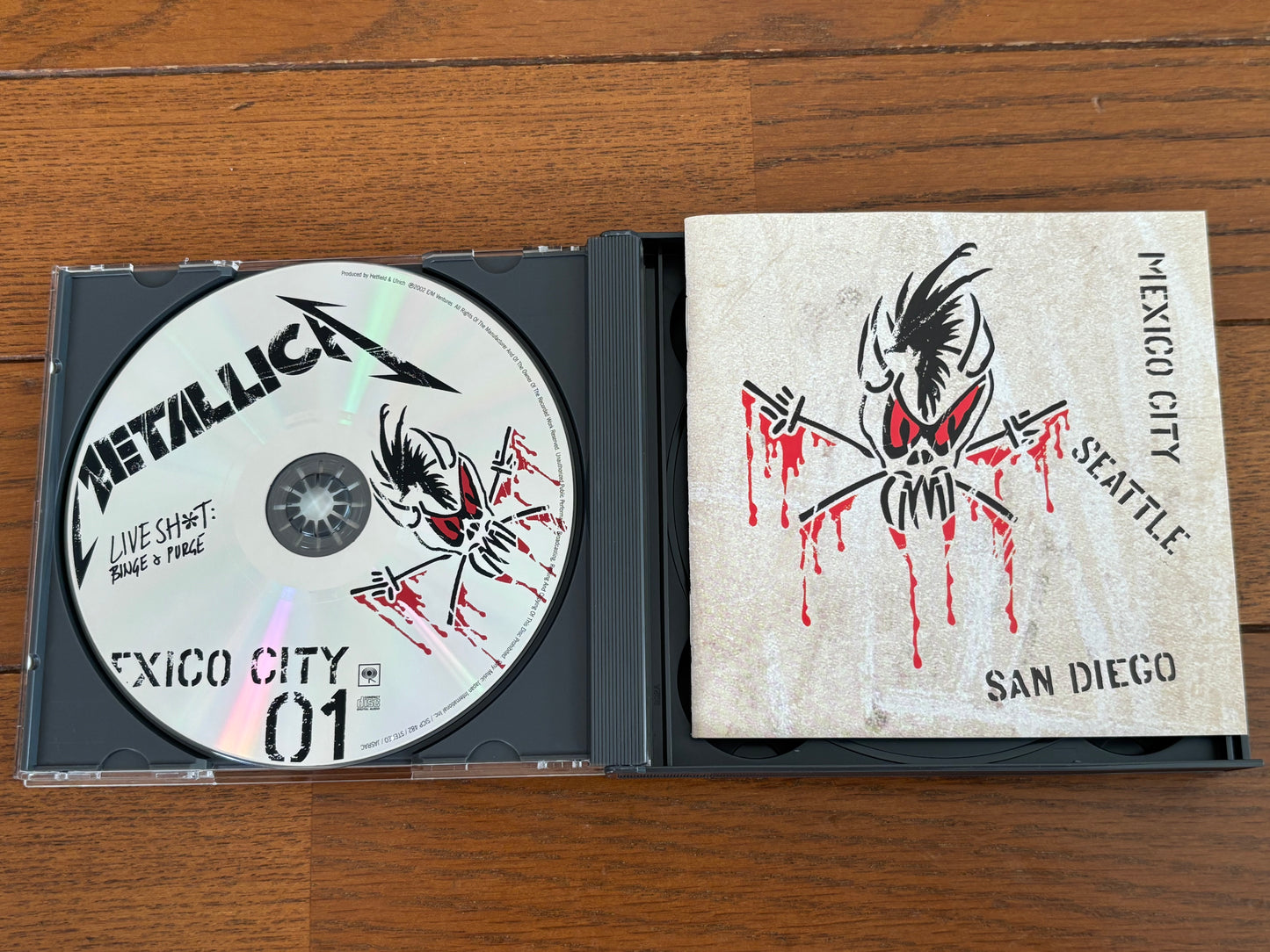 Metallica Live Shit: Binge & Purge 3 CD + 2 DVD Box Set SICP-482/6 Japan Limited Edition w/ Sticker