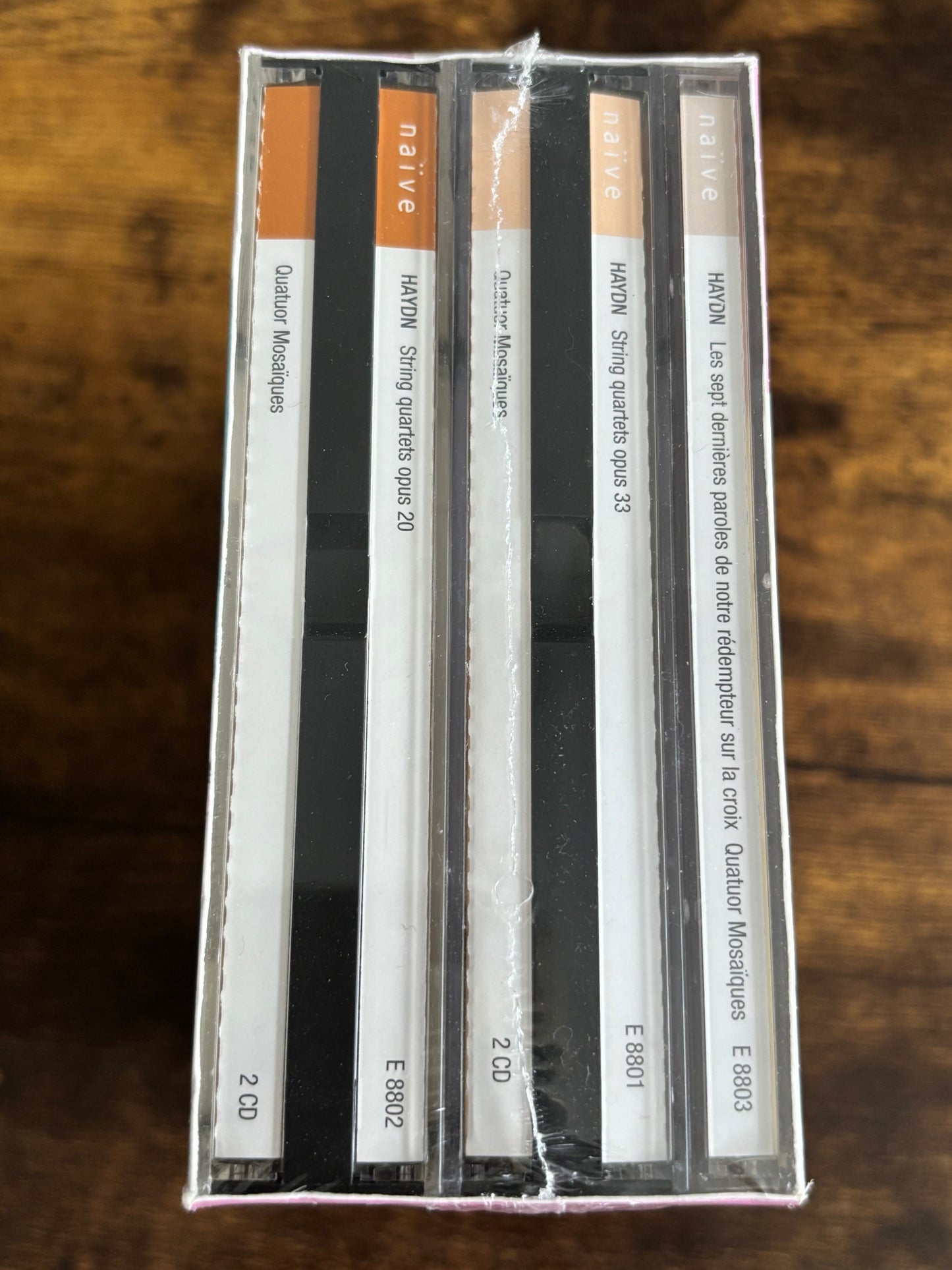 Haydn String Quartets Opus 20 33 Seven Last Words Quatuor Mosaiques 5CD Box Set Naive Sealed