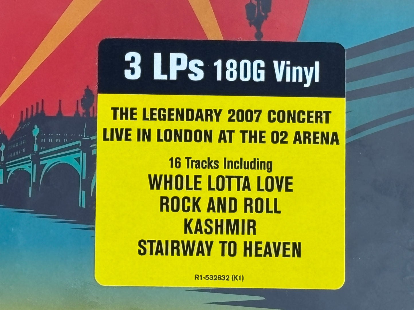Led Zeppelin Celebration Day 3 Vinyl Records 180g LP Box Set 532632-R1 US 2013 Warner Music