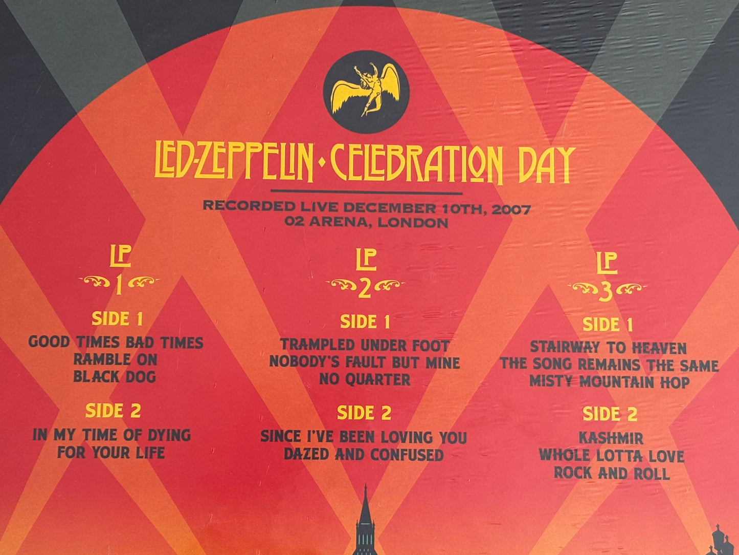 Led Zeppelin Celebration Day 3 Vinyl Records 180g LP Box Set 532632-R1 US 2013 Warner Music