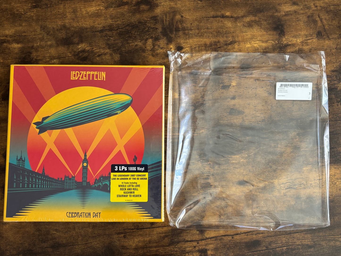 Led Zeppelin Celebration Day 3 Vinyl Records 180g LP Box Set 532632-R1 US 2013 Warner Music