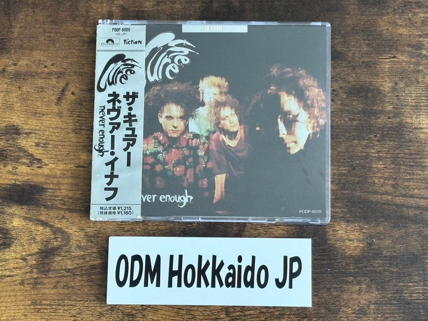 The Cure Never Enough 1990 Japan 3 Inch 8cm CD Single PODP-6005 w/ OBI Polydor
