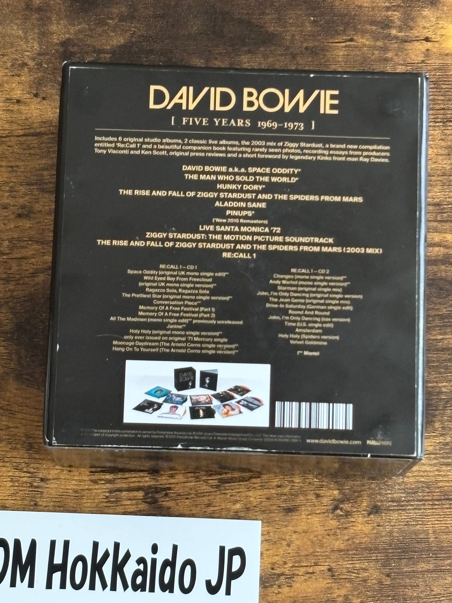 David Bowie Five Years 1969–1973 12CD Box Set 2015 Parlophone Out of Print