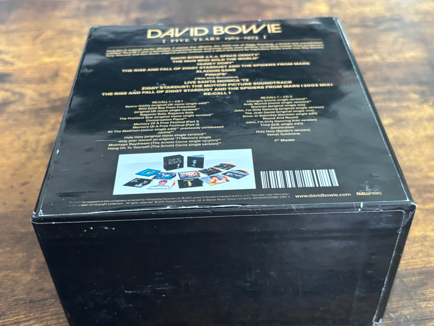 David Bowie Five Years 1969–1973 12CD Box Set 2015 Parlophone Out of Print