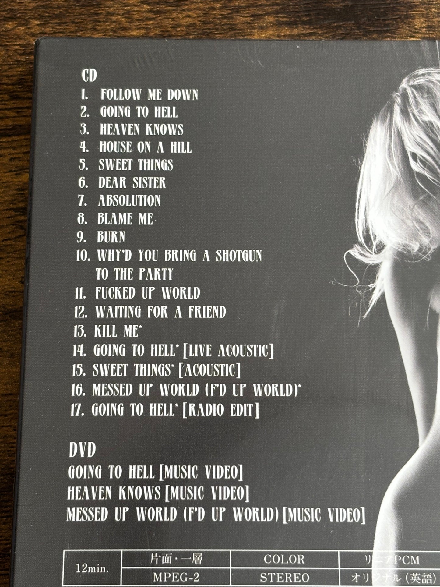 The Pretty Reckless Going to Hell Deluxe Edition SHM-CD + DVD 2014 Japan VIZP-130 Factory Sealed