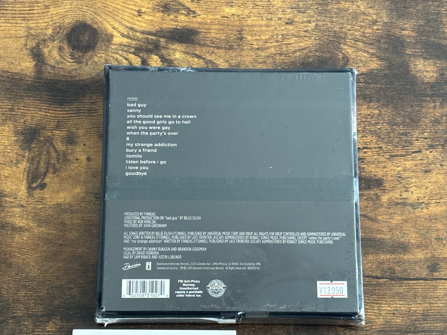 Billie Eilish When We All Fall Asleep Where Do We Go 7x 7" Vinyl Box Set Factory Sealed Limited Edition