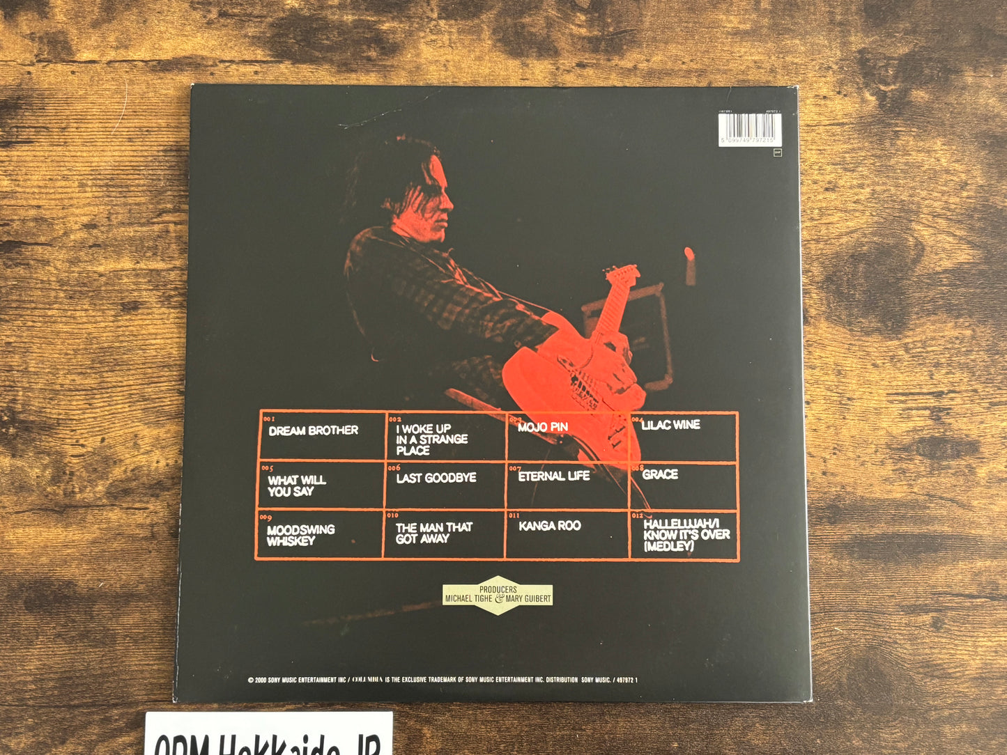 Jeff Buckley Mystery White Boy 2LP Live 95 96 Columbia 2000 Europe Original Vinyl