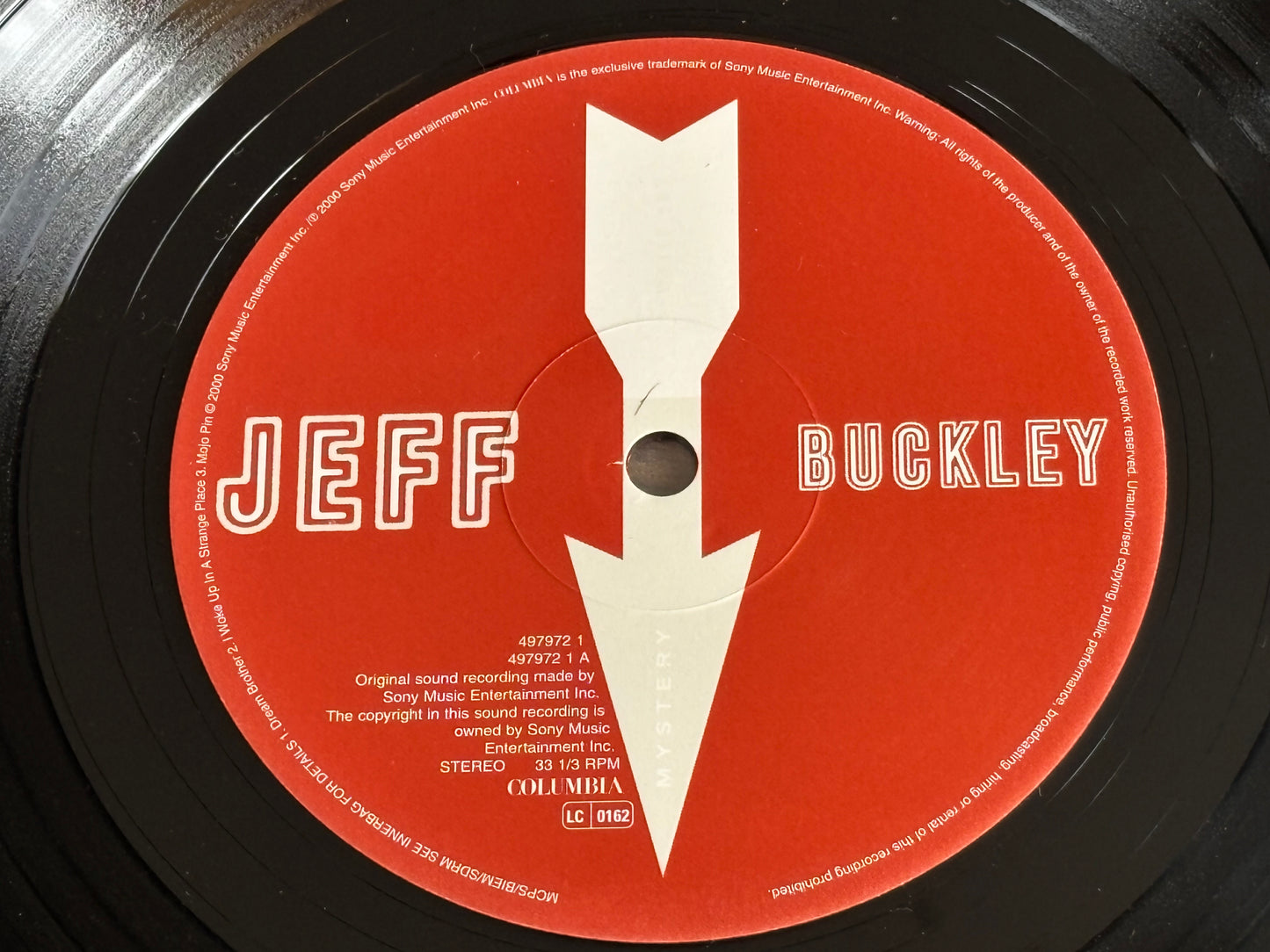 Jeff Buckley Mystery White Boy 2LP Live 95 96 Columbia 2000 Europe Original Vinyl