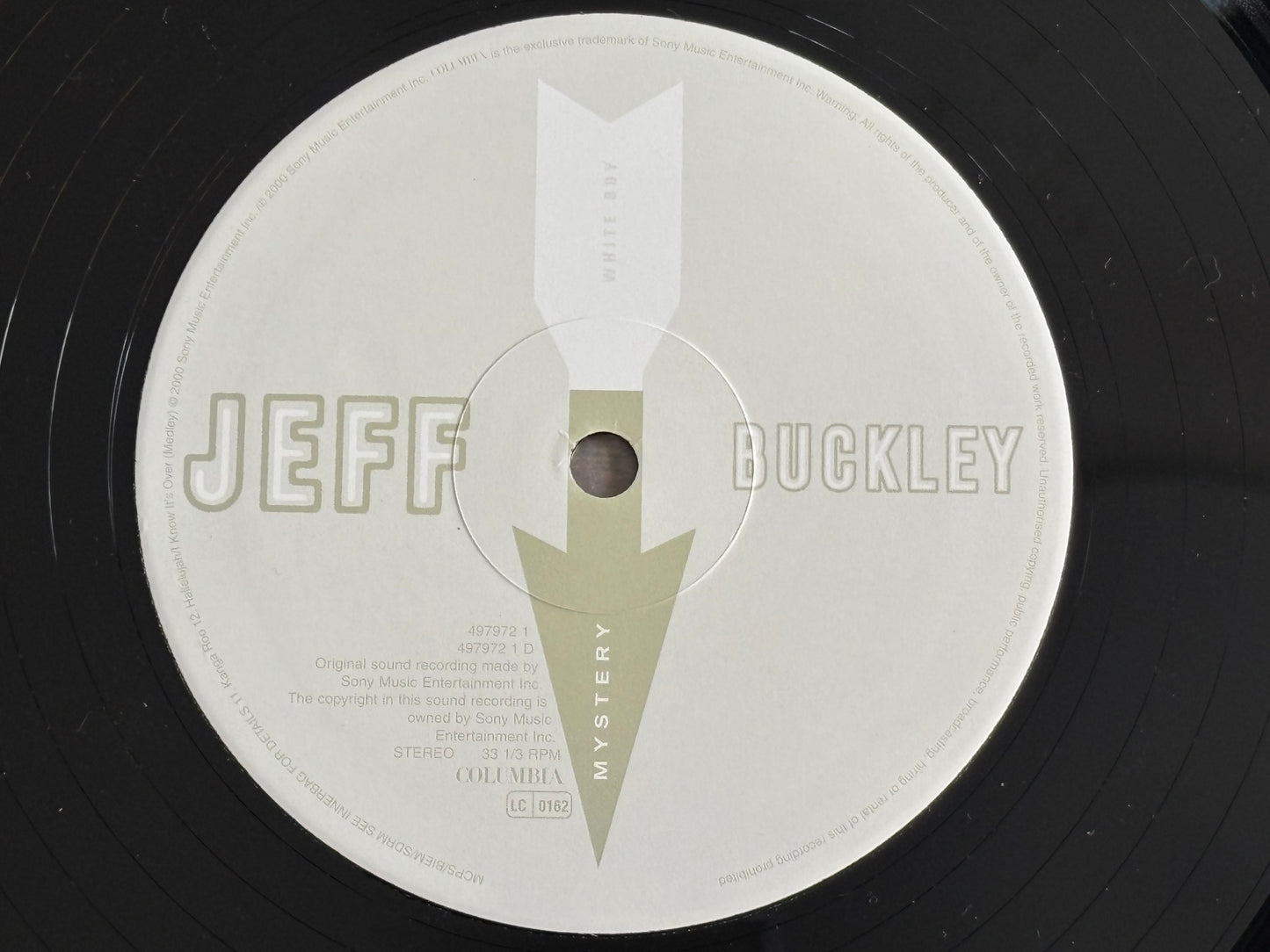 Jeff Buckley Mystery White Boy 2LP Live 95 96 Columbia 2000 Europe Original Vinyl