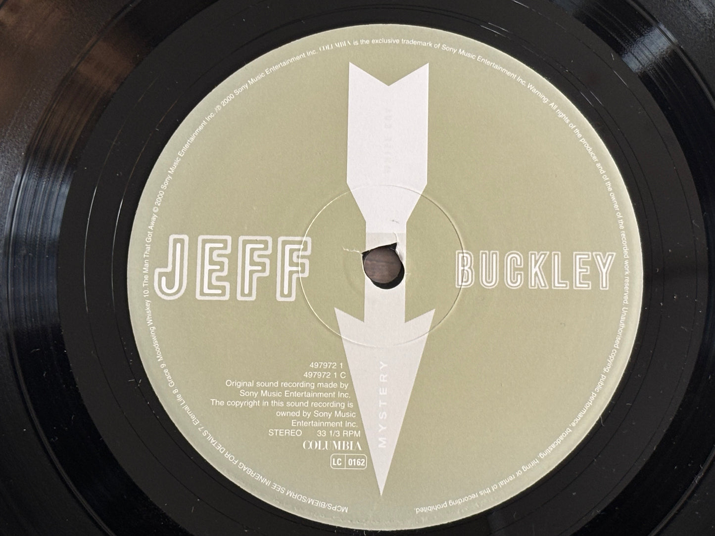 Jeff Buckley Mystery White Boy 2LP Live 95 96 Columbia 2000 Europe Original Vinyl