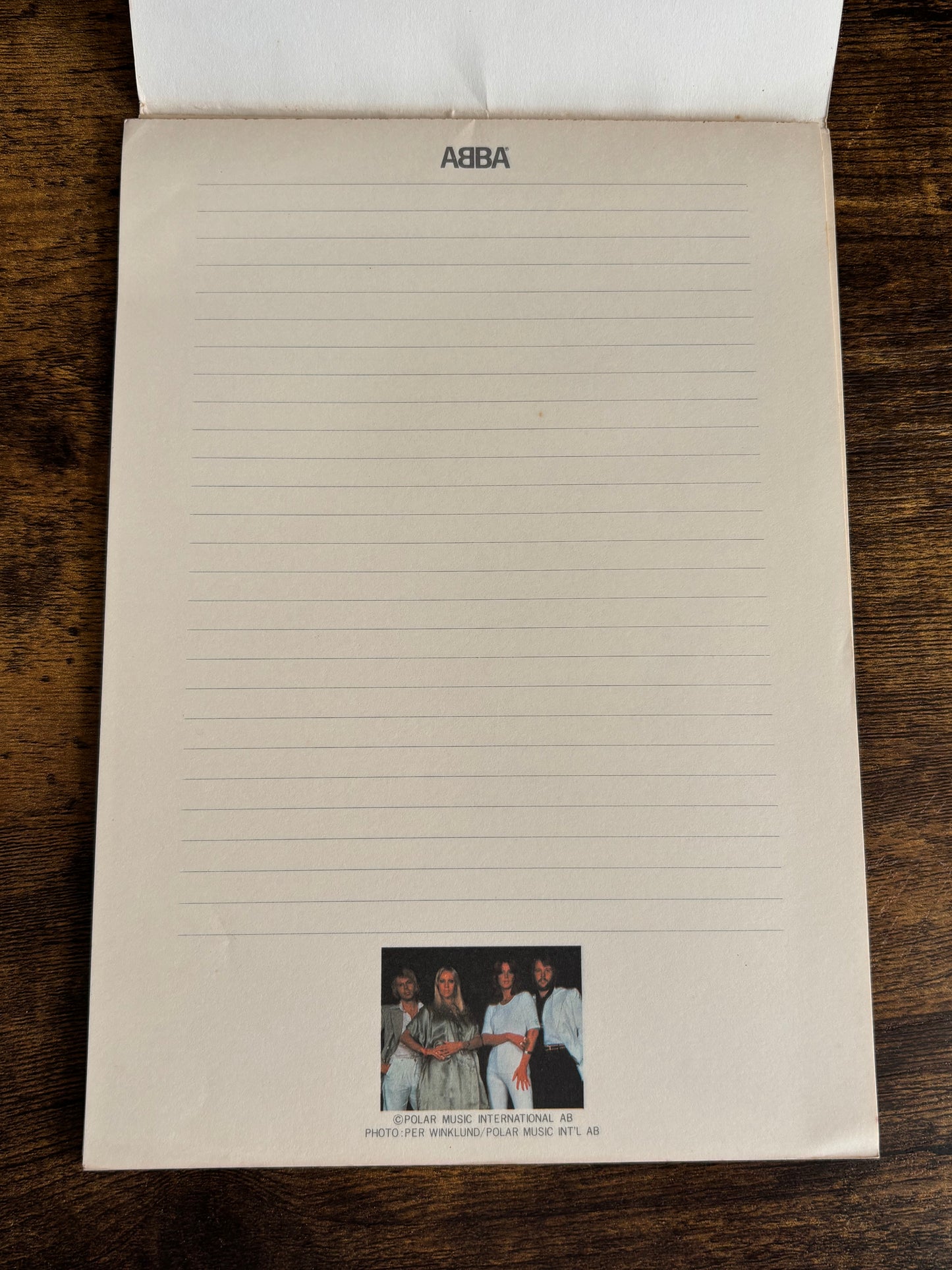 ABBA Vintage 1970s Japan Official Stationery Lot 3 Letter Paper Report Pad
