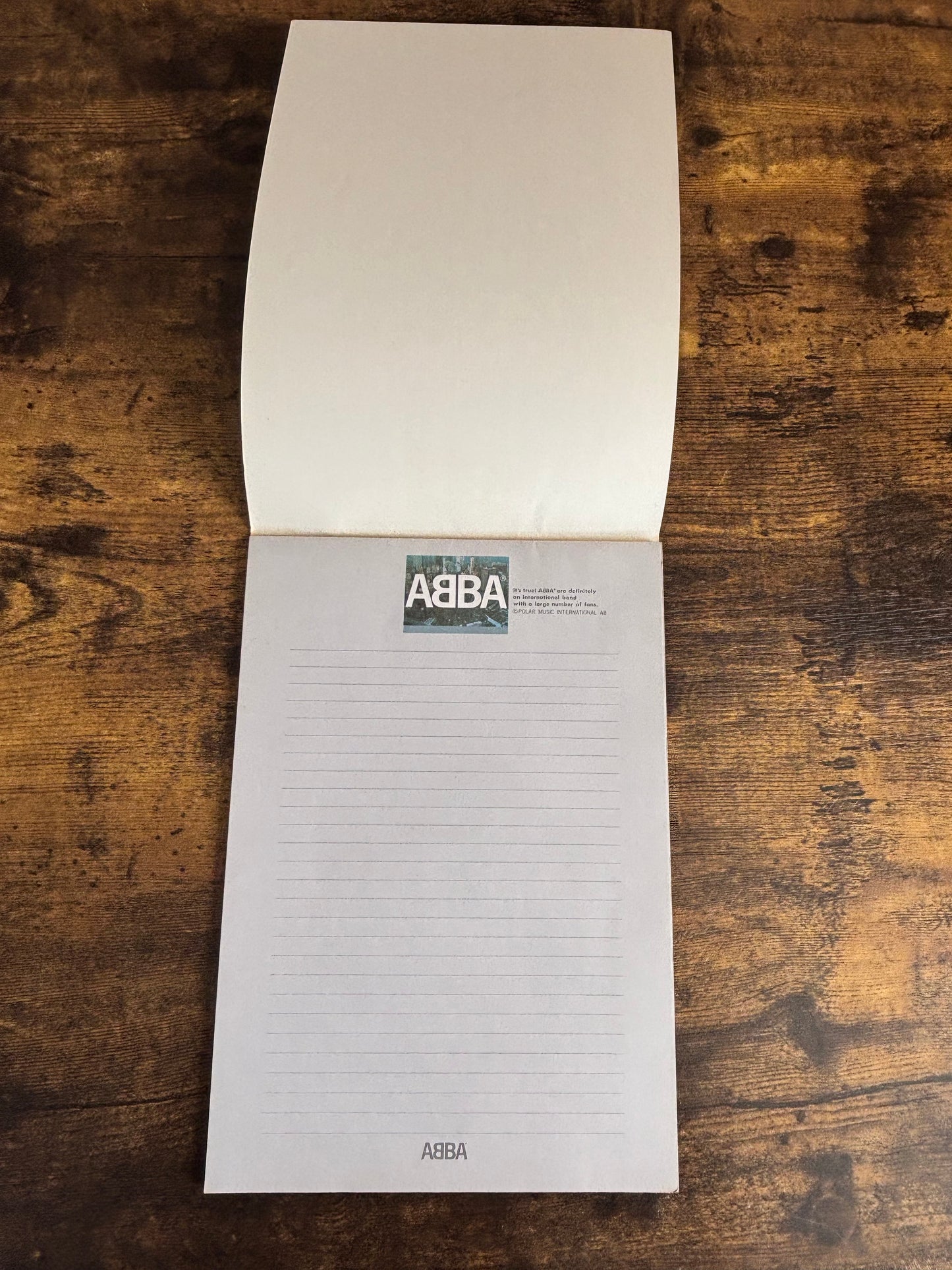 ABBA Vintage 1970s Japan Official Stationery Lot 3 Letter Paper Report Pad
