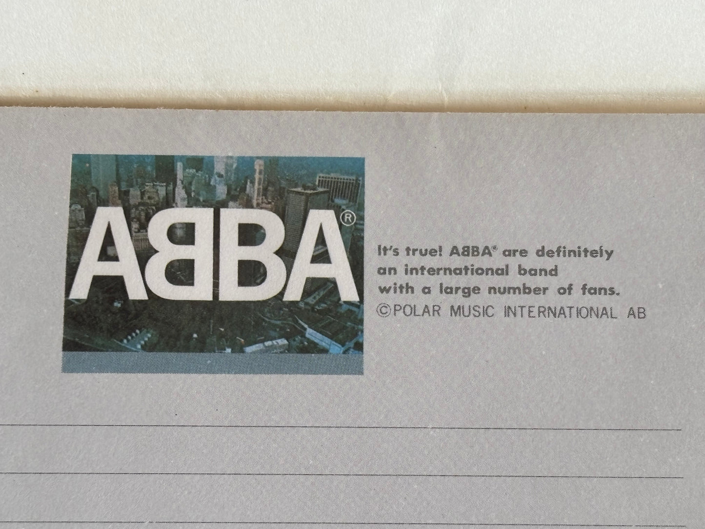 ABBA Vintage 1970s Japan Official Stationery Lot 3 Letter Paper Report Pad