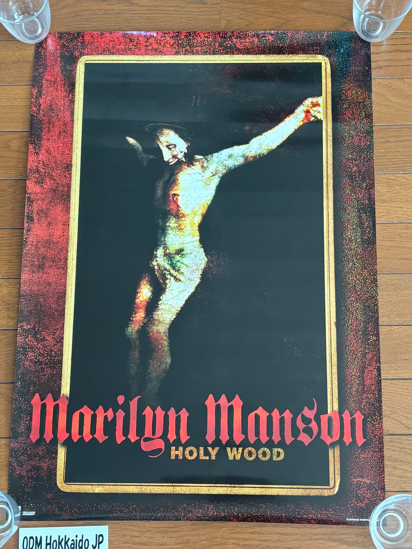 Marilyn Manson Holy Wood Promo Poster 2000 B2 Size Nothing Universal Japan Not For Sale