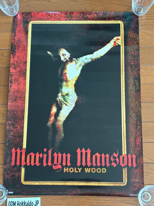 Marilyn Manson Holy Wood Promo Poster 2000 B2 Size Nothing Universal Japan Not For Sale