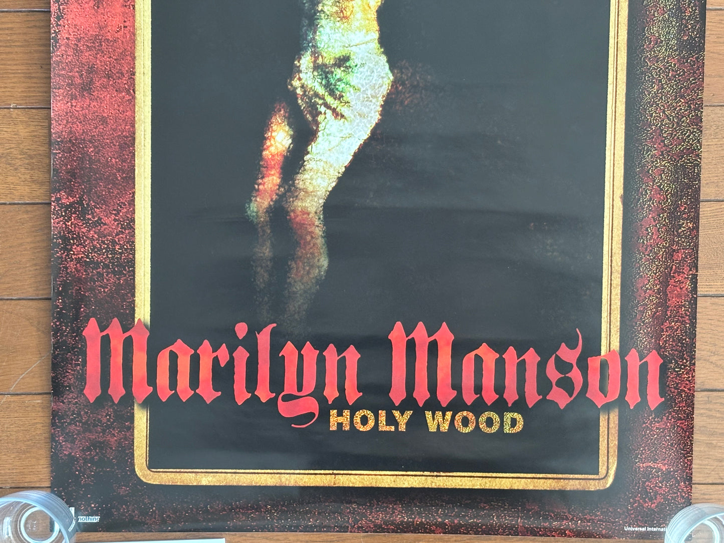 Marilyn Manson Holy Wood Promo Poster 2000 B2 Size Nothing Universal Japan Not For Sale