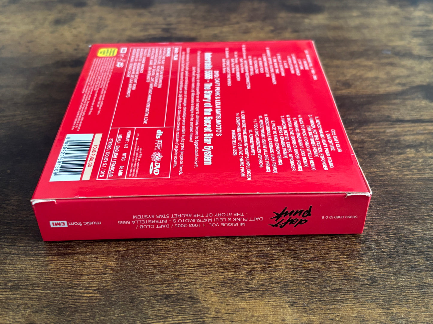 Daft Punk Musique Vol.1 1993–2005 2CD+DVD Set Interstella 5555 Leiji Matsumoto Limited Edition Box Set