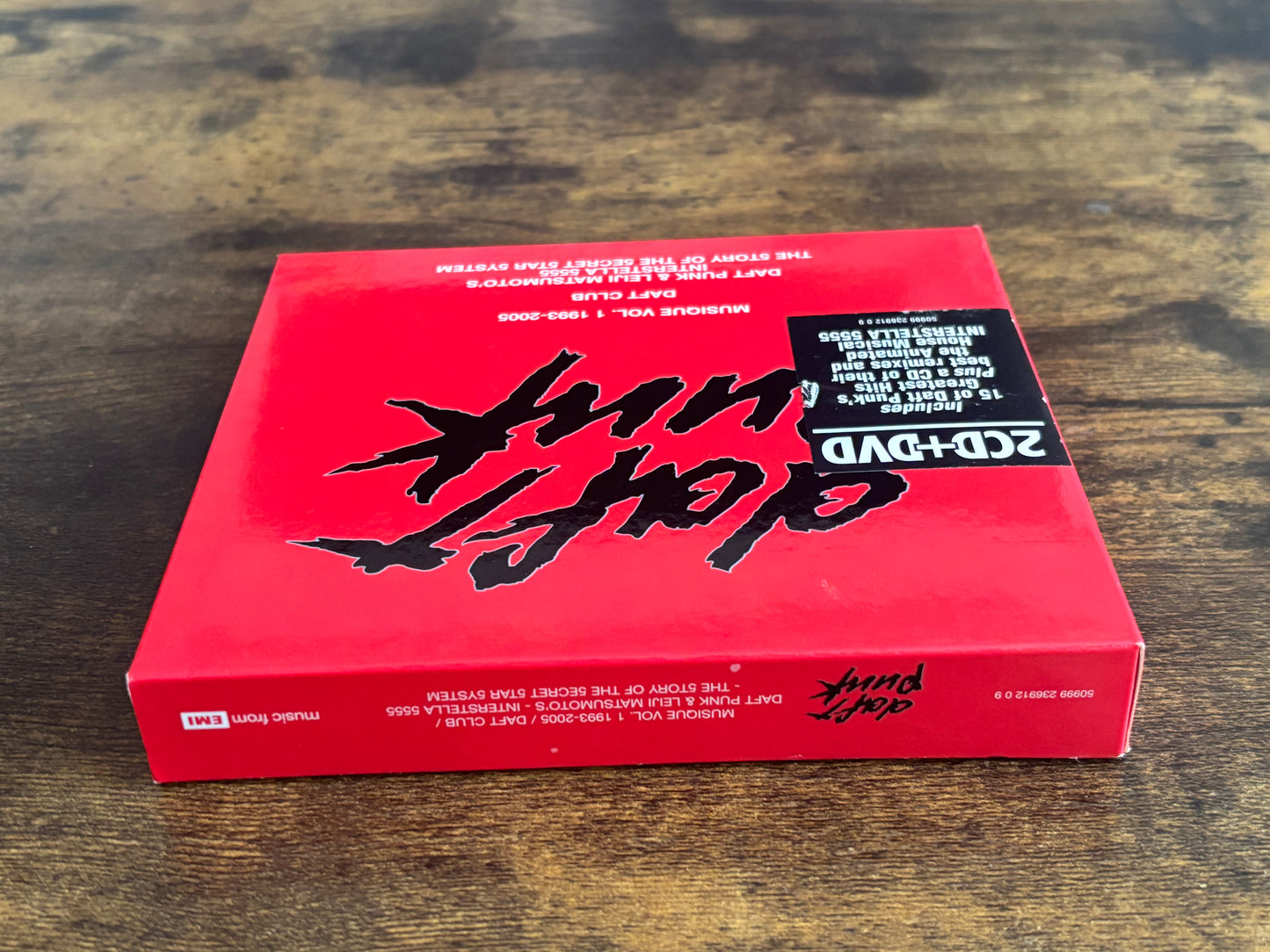 Daft Punk Musique Vol.1 1993–2005 2CD+DVD Set Interstella 5555 Leiji Matsumoto Limited Edition Box Set