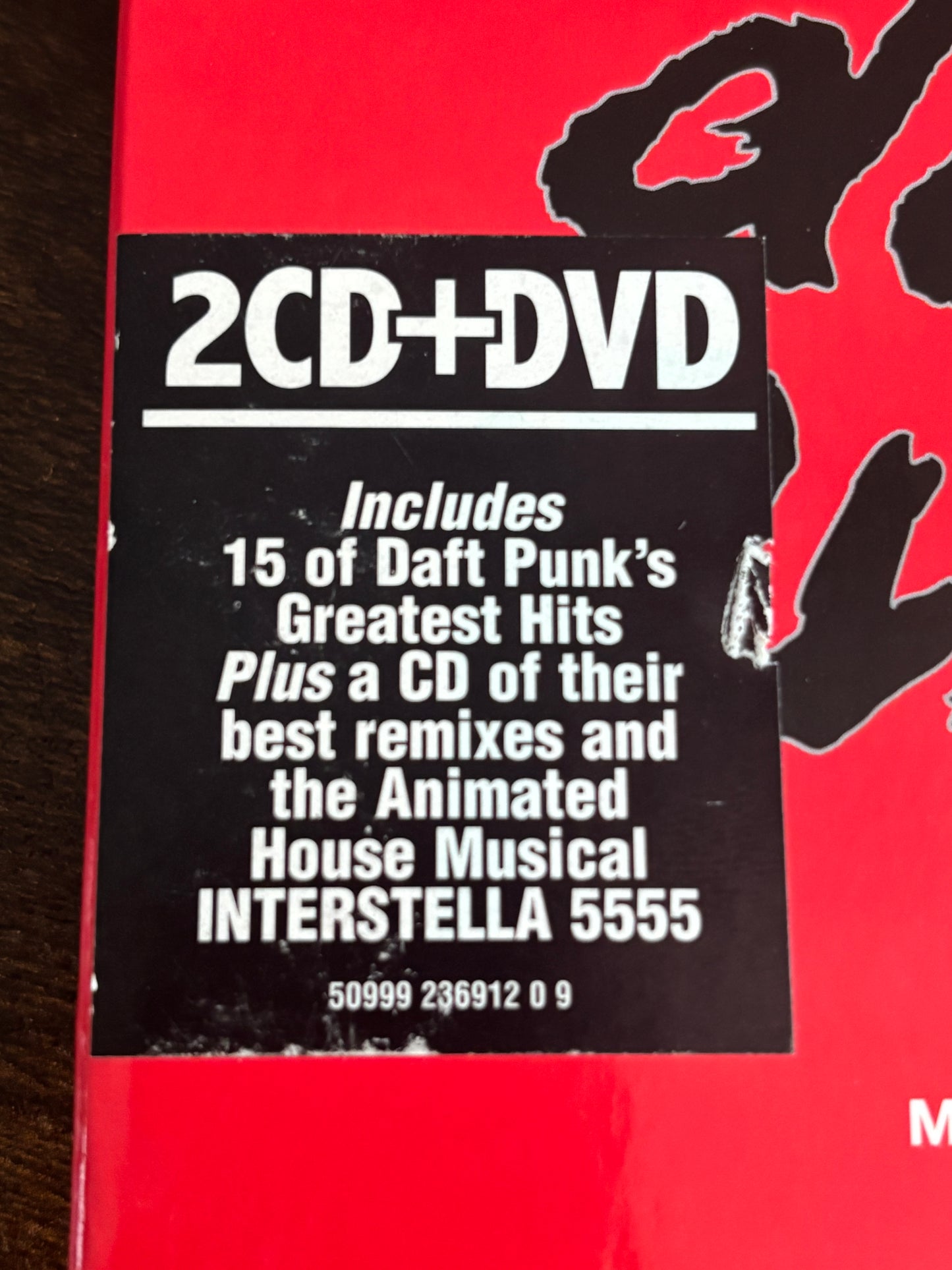 Daft Punk Musique Vol.1 1993–2005 2CD+DVD Set Interstella 5555 Leiji Matsumoto Limited Edition Box Set
