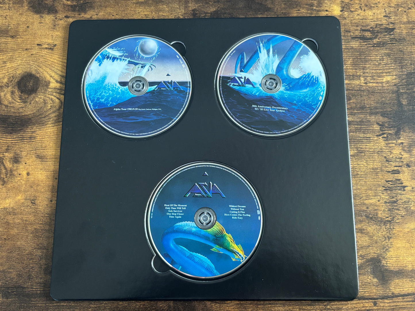 ASIA 30th Anniv Japan Box LP+CD+2DVD Roger Dean Art VQBD10112 w/ OBI & T-Shirt Limited Edition