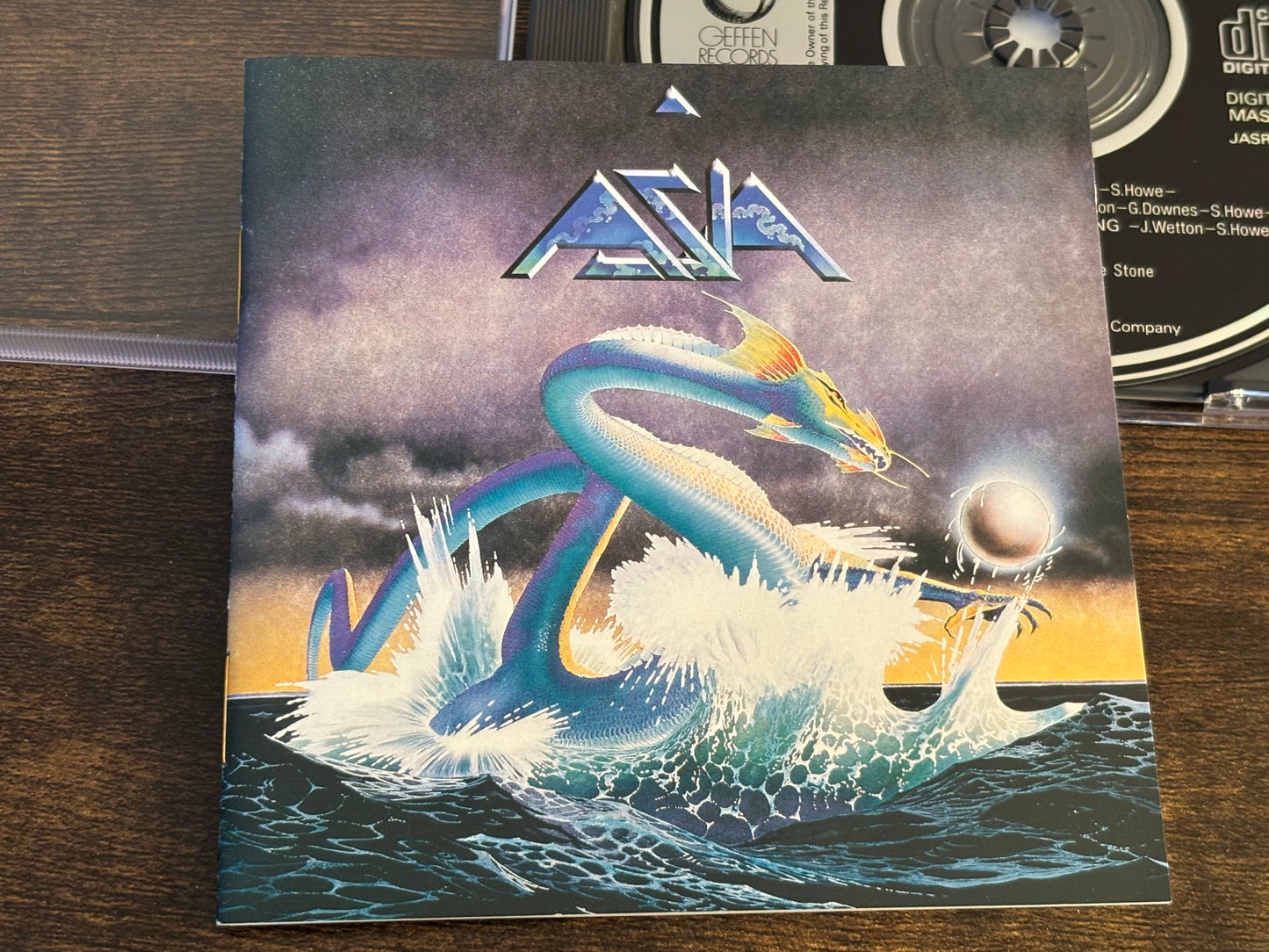 Asia Eijikan Japan 1st Press CD 35DP-25 CBS Sony 1982 Prog Rock Rare w/ OBI