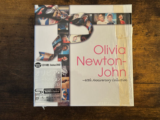 Olivia Newton-John 40th Anniversary Collection 10SHM-CD+DVD Box Set Japan 2010 w/ OBI