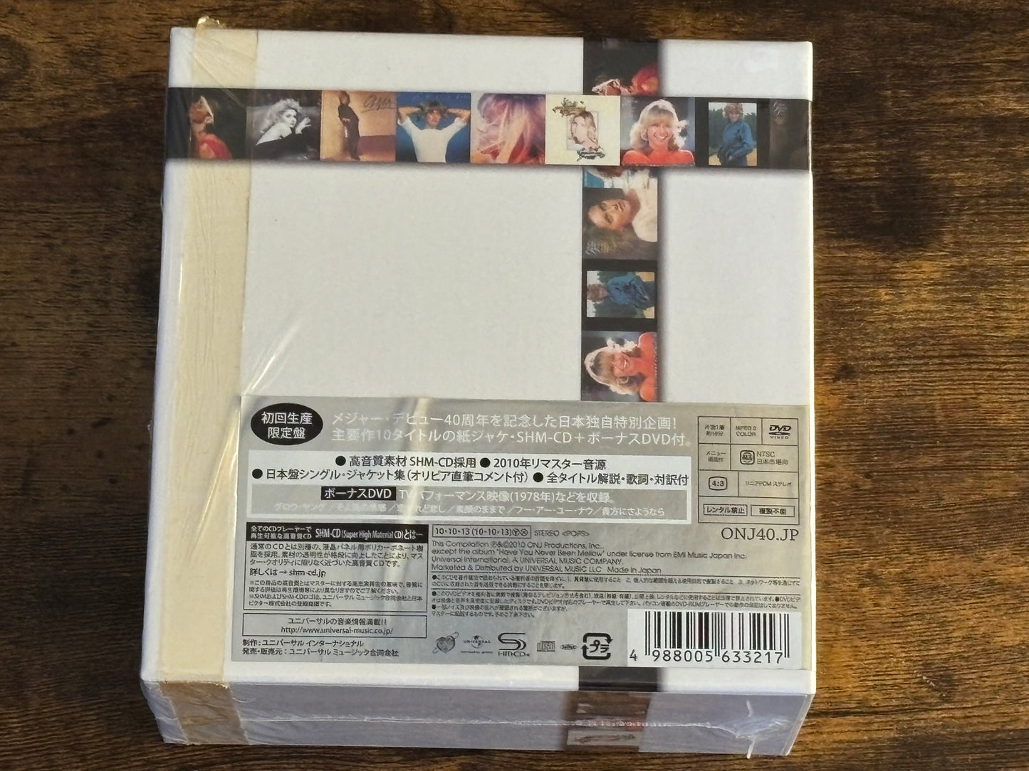Olivia Newton-John 40th Anniversary Collection 10SHM-CD+DVD Box Set Japan 2010 w/ OBI