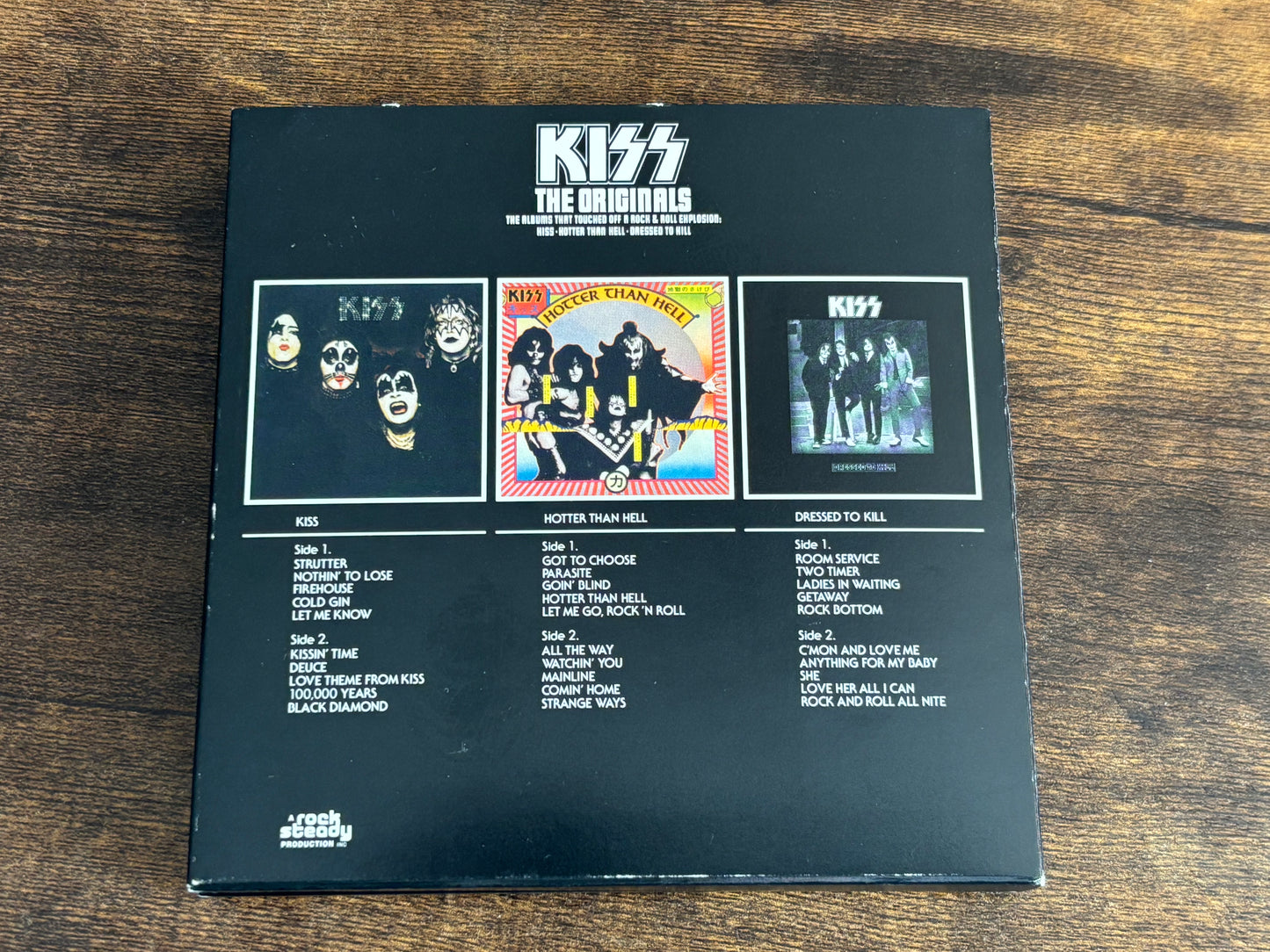 KISS The Originals Japan Mini LP CD 3 Set w/ Slipcase 1998 PolyGram First Three Albums Reissues