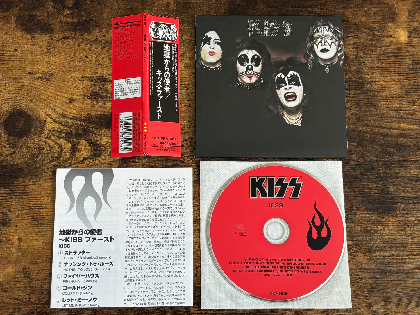 KISS The Originals Japan Mini LP CD 3 Set w/ Slipcase 1998 PolyGram First Three Albums Reissues