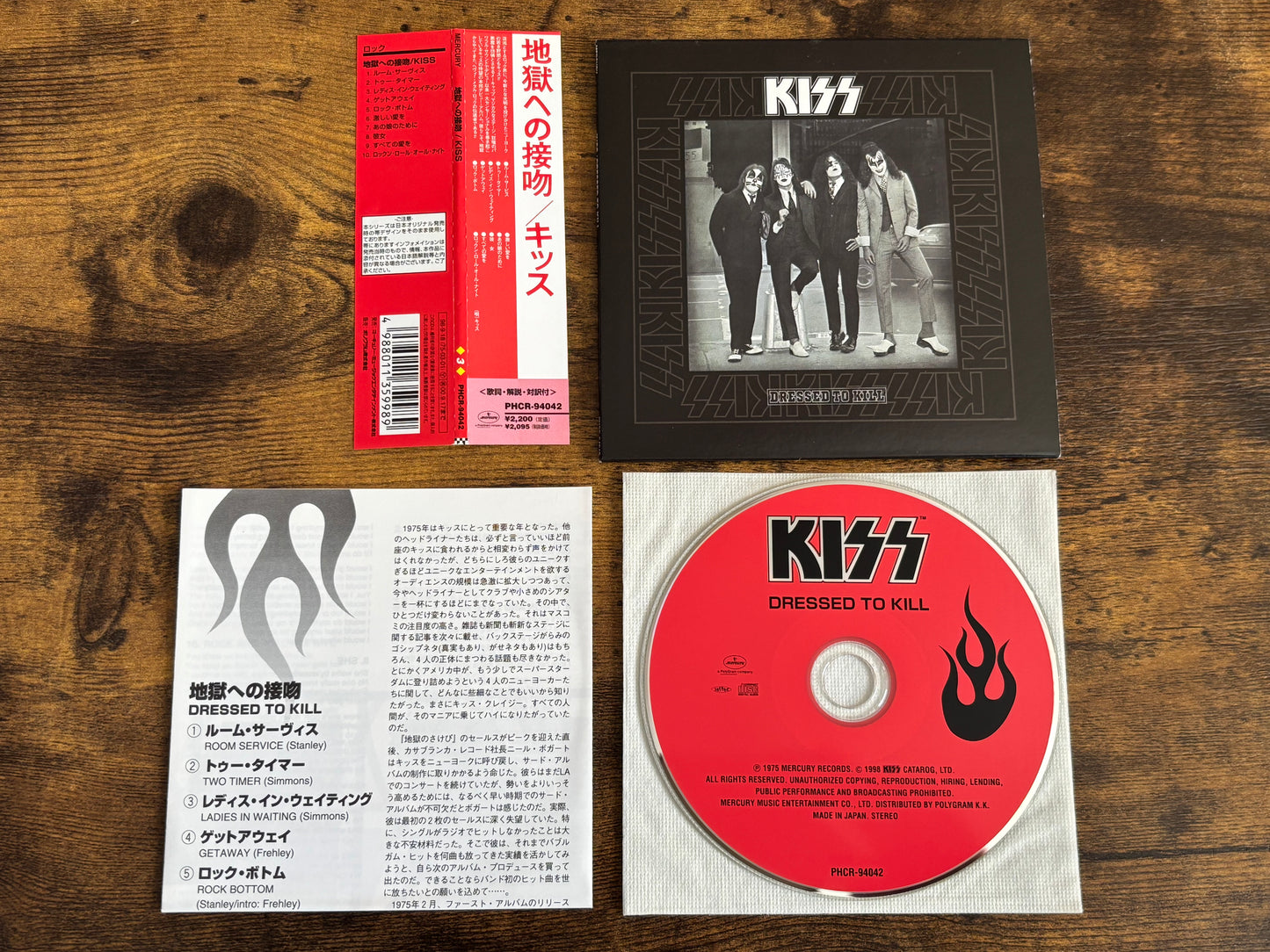 KISS The Originals Japan Mini LP CD 3 Set w/ Slipcase 1998 PolyGram First Three Albums Reissues