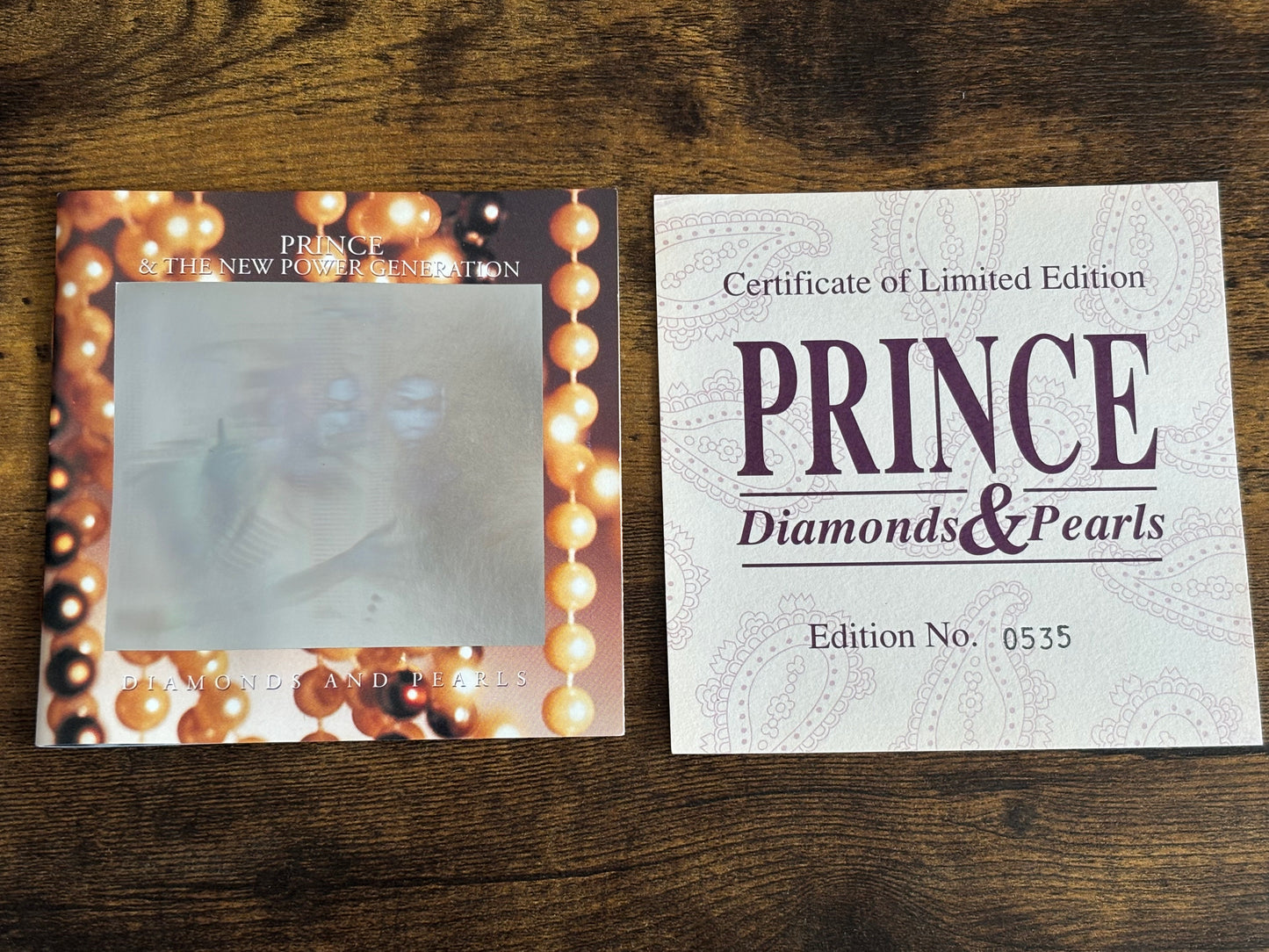 Prince Diamonds and Pearls Limited Box CD 1991 Germany w/ Booklet No.0535/1000