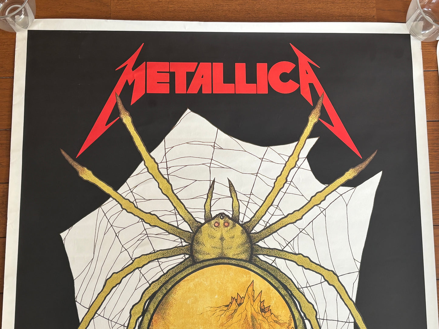Metallica 1989 Japan Tour Posters Set of 2 Pushead Promo A1 Spider Katana Fuji Vintage Memorabilia