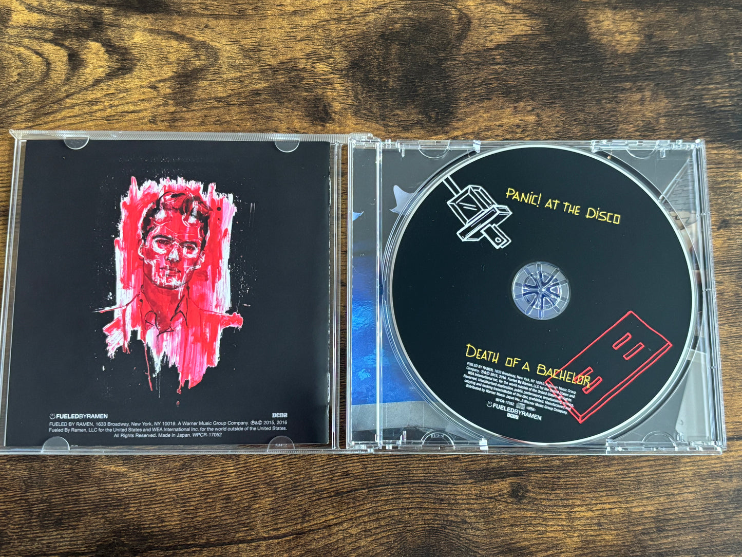 Panic At The Disco Death Of A Bachelor Japan CD WPCR-17052 Autograph Signed Brendon Urie 2016
