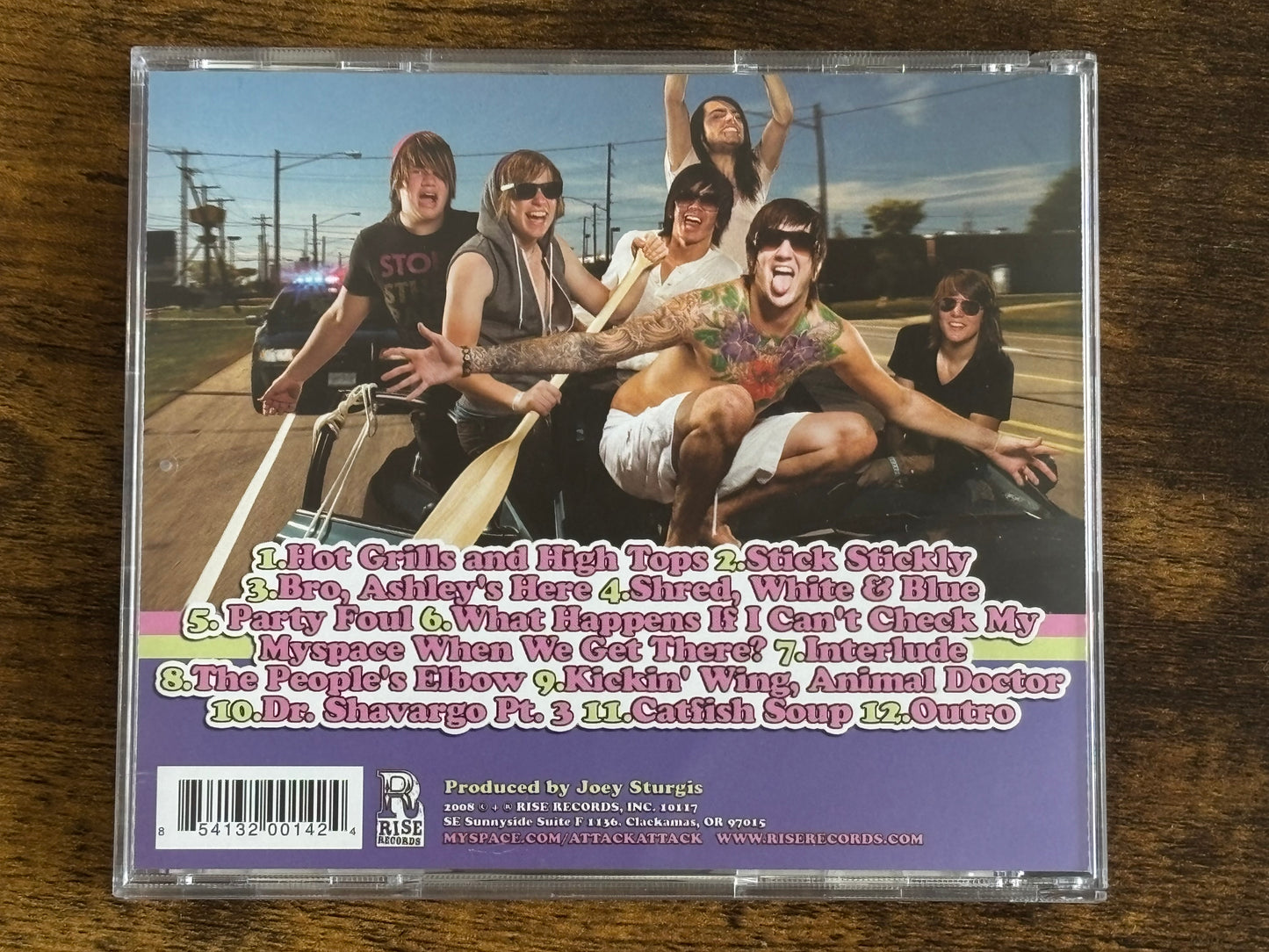 Attack Attack Someday Came Suddenly CD 2008 Rise Records Album Release Metalcore