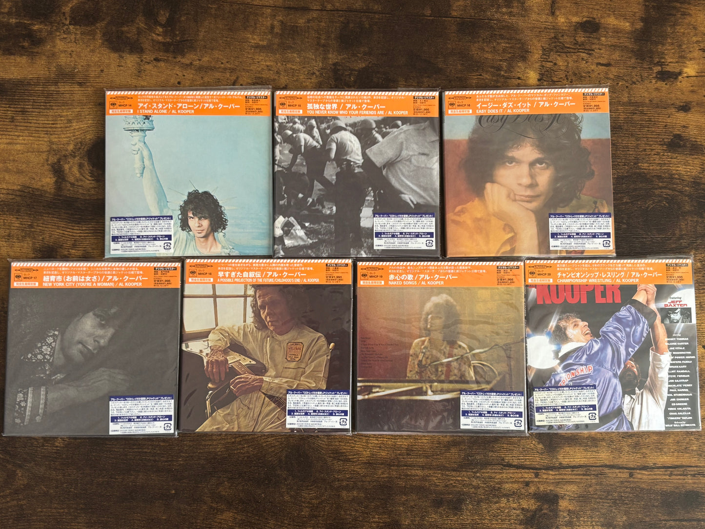 Al Kooper I Stand Alone Paper Sleeve CD Box Set Japan 7 Discs w/ Promo Box Original Outer Box