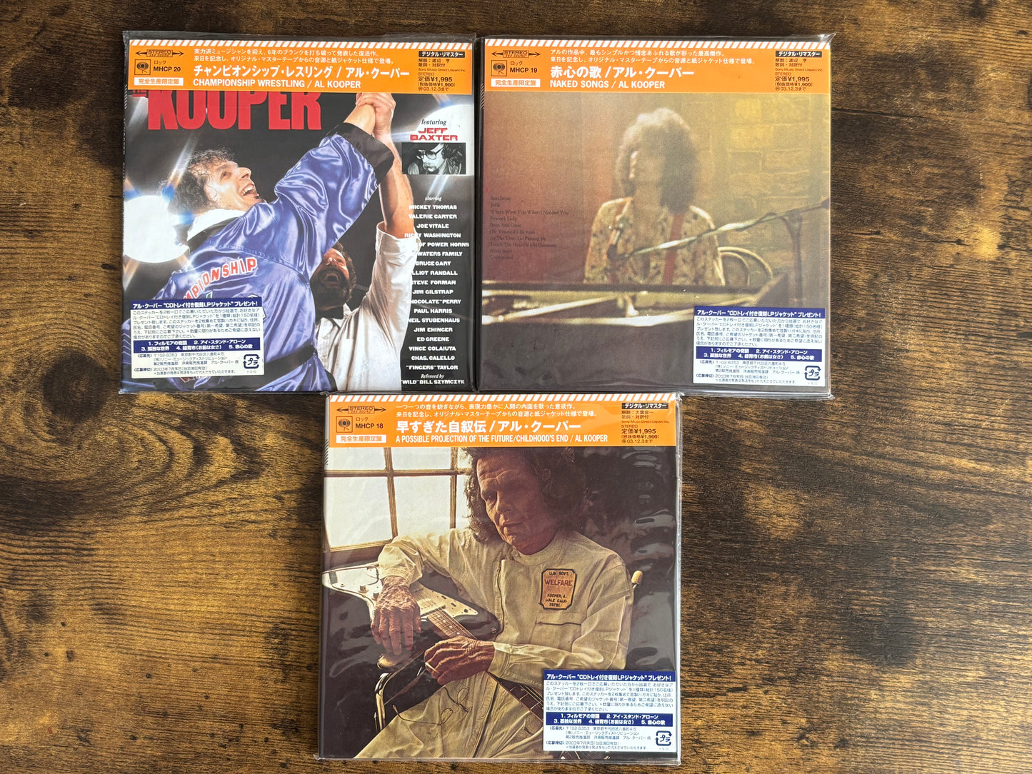 Al Kooper I Stand Alone Paper Sleeve CD Box Set Japan 7 Discs w/ Promo Box Original Outer Box