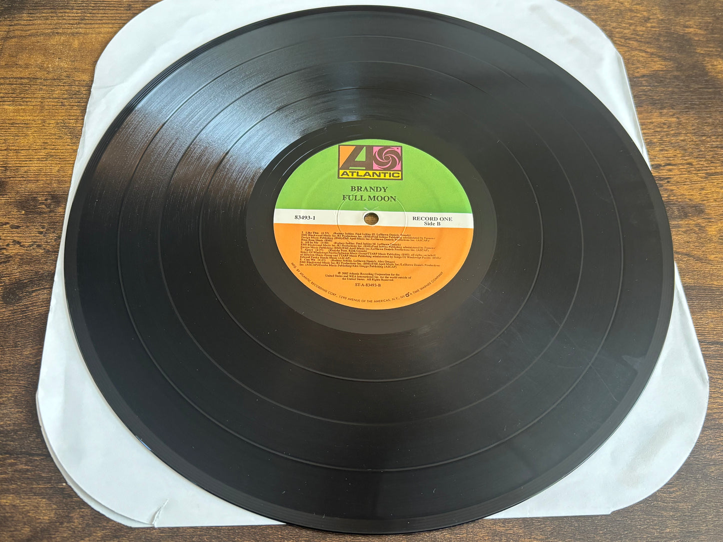 BRANDY Full Moon 12" Vinyl Atlantic Record 2LP US Original Edition 2002 R&B