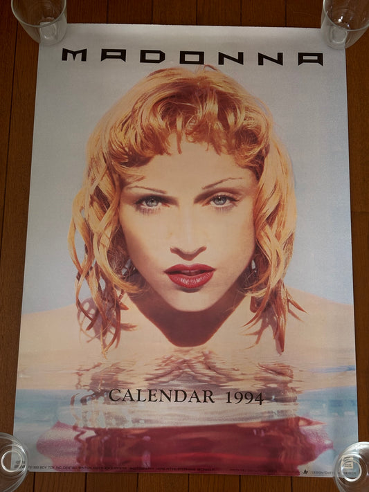 Madonna Calendar 1994 Cover Only Japan Promo Large Poster 20x29 inches Vintage Memorabilia
