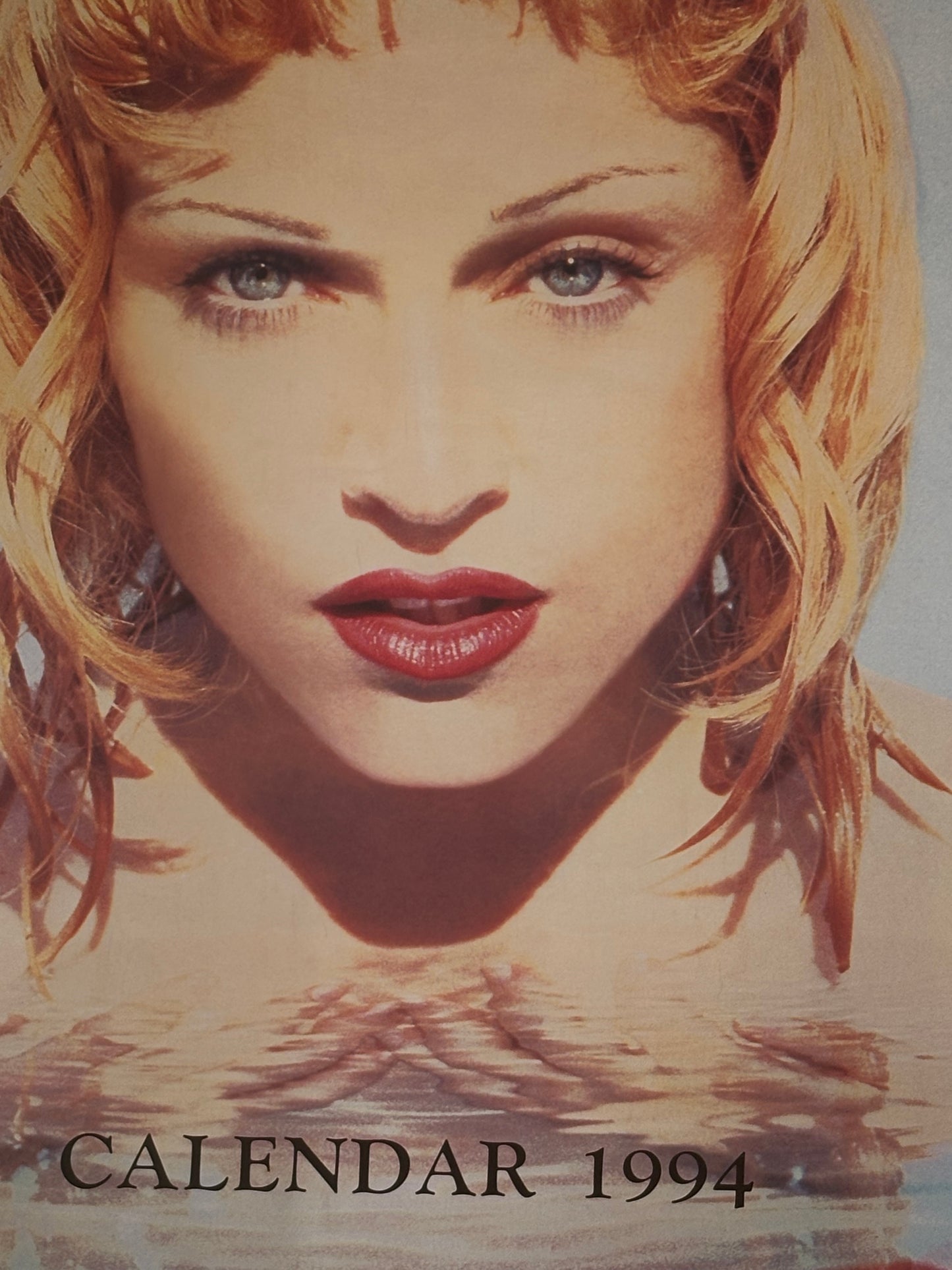 Madonna Calendar 1994 Cover Only Japan Promo Large Poster 20x29 inches Vintage Memorabilia