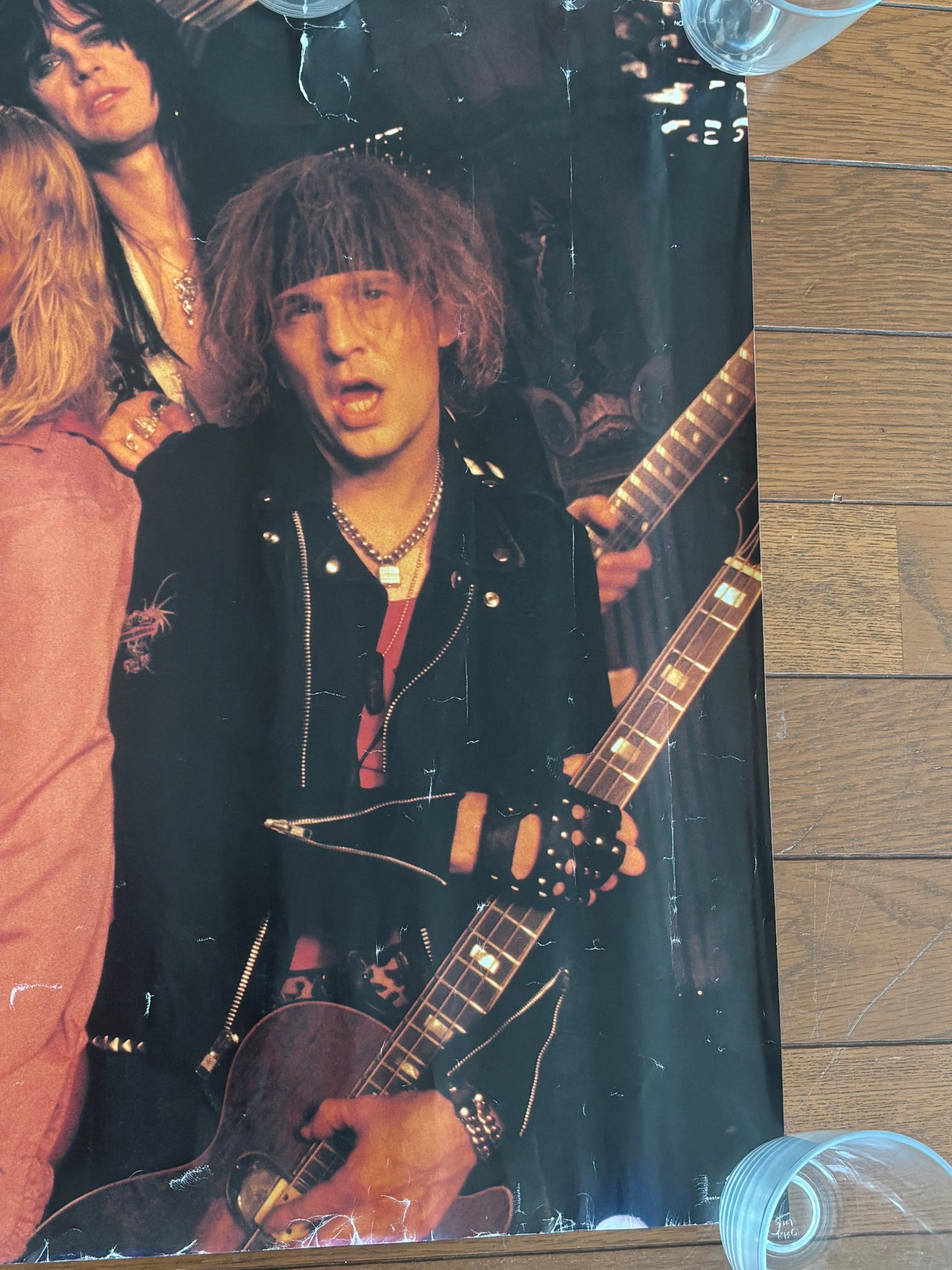 KIX Band Promo Poster 1980s Atlantic Records Hard Rock B2 Size 20 x 28 inch Vintage Memorabilia