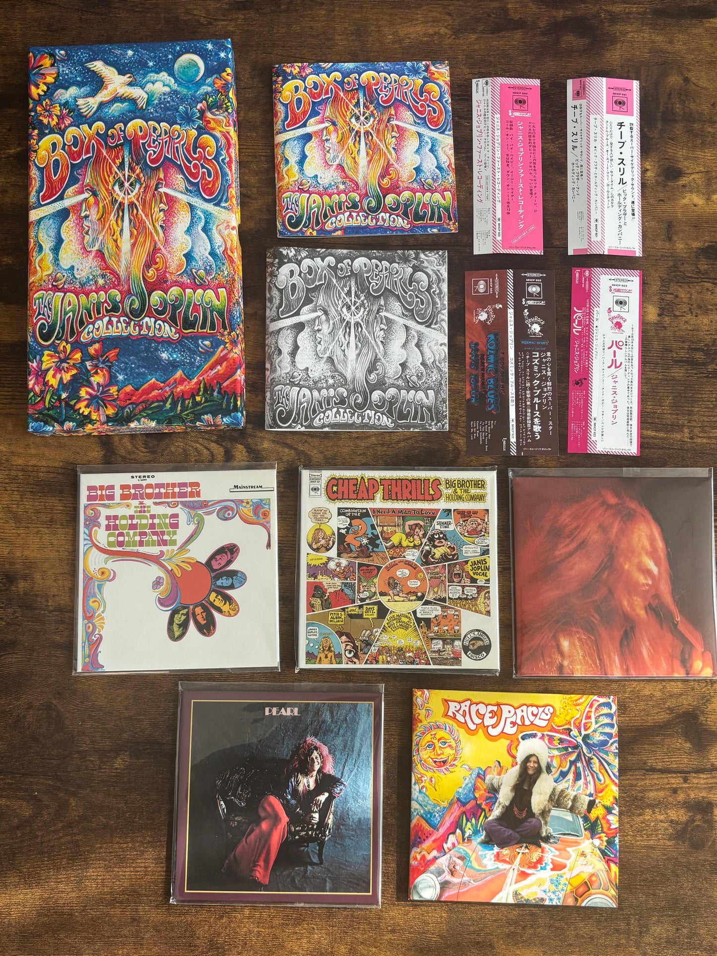 Janis Joplin Box of Pearls 5 CD Box Set 2006 Japan Complete Limited Edition Paper Sleeve