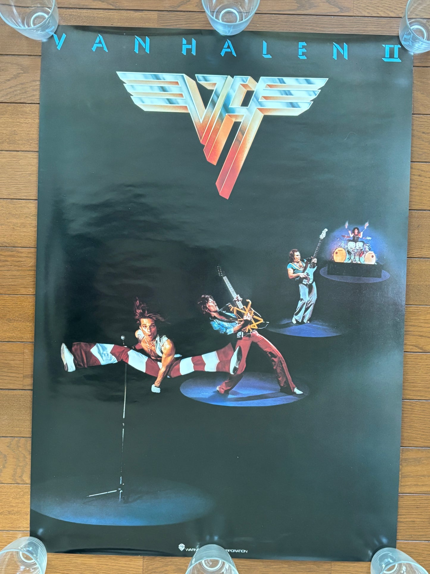 Van Halen II Japan Promo Poster 1979 Warner Pioneer Original Vintage Advertising Memorabilia