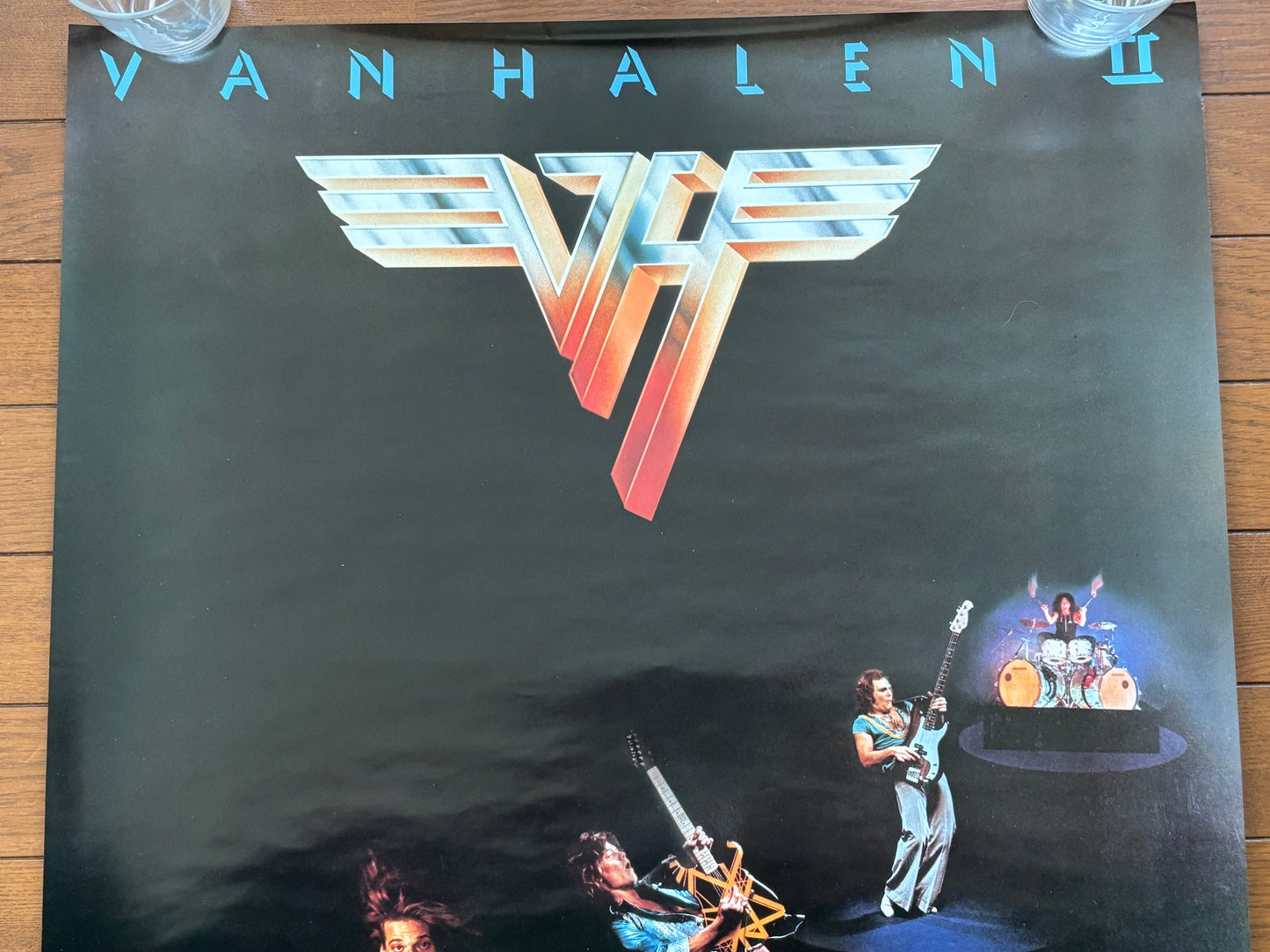 Van Halen II Japan Promo Poster 1979 Warner Pioneer Original Vintage Advertising Memorabilia