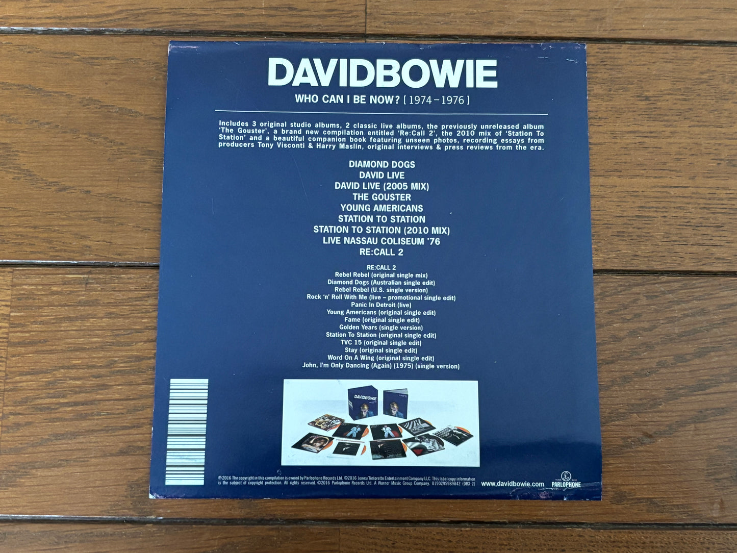 David Bowie Who Can I Be Now 1974–1976 12CD Box Set Parlophone 2016 Out of Print