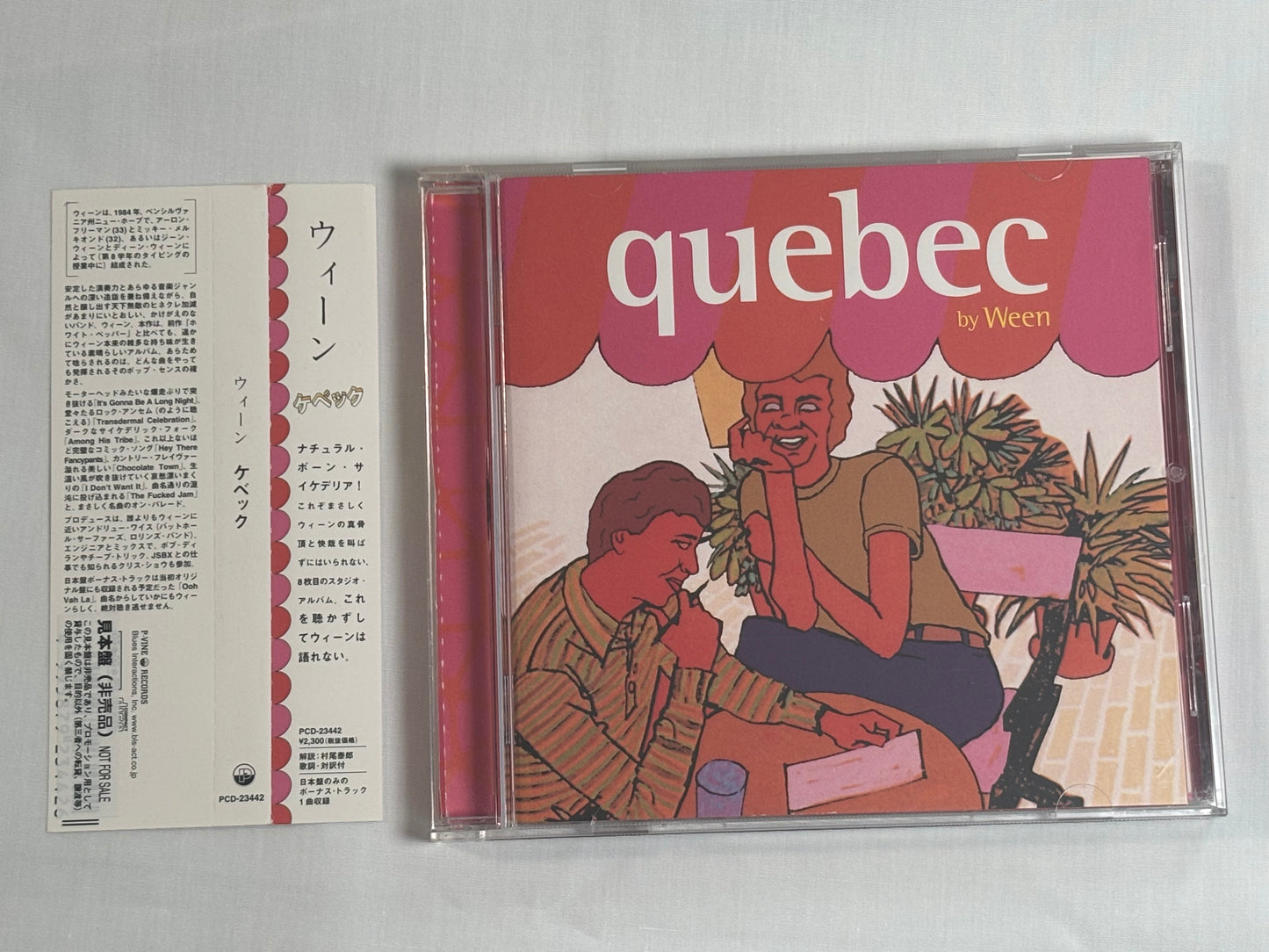 Ween Quebec Japan Promo Sample CD w/ OBI Bonus Track PCD23442 Alternative Rock