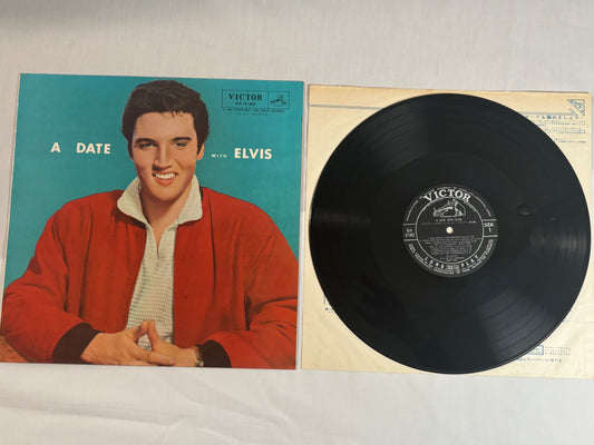 Elvis Presley A Date With ELVIS RA-5182 Japan Limited Vinyl LP Record VICTOR
