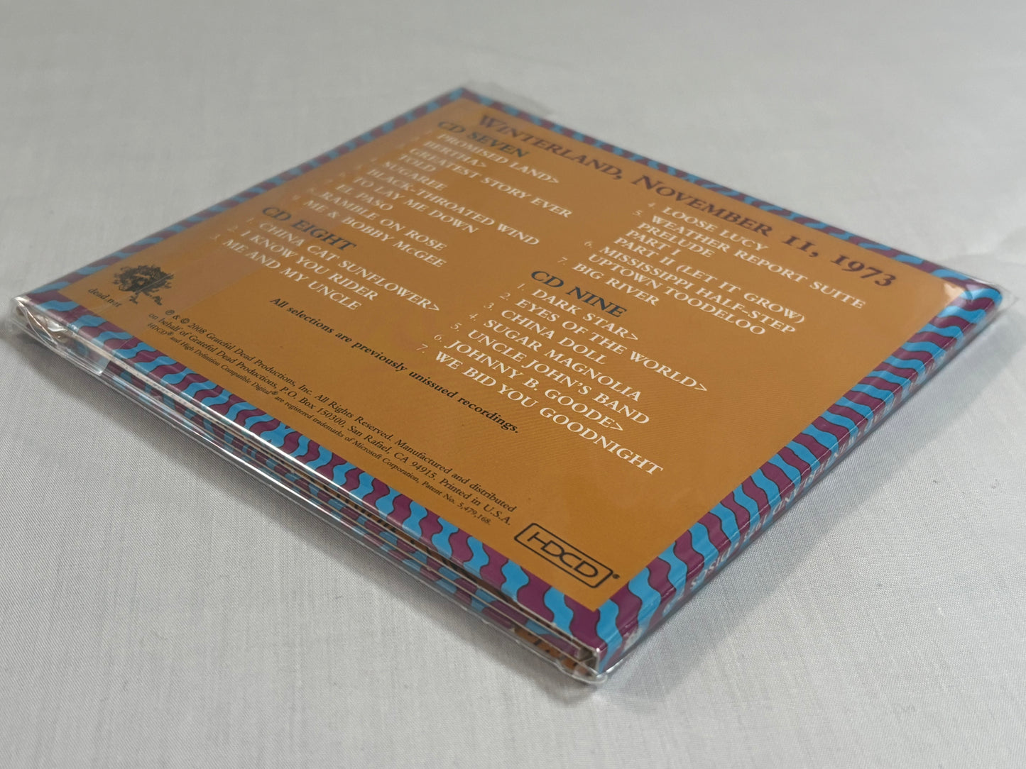 Grateful Dead Winterland 1973 The Complete Recordings November 9 10 11 9CD Box Set